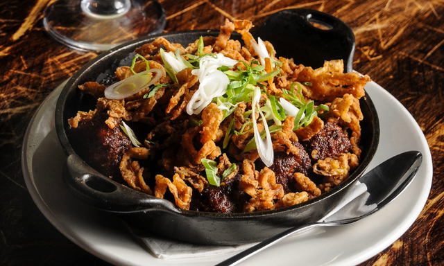 Bourbon Honey BBQ Meatballs.