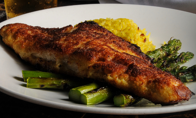 Parmesan Crusted Walleye.